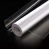 Hode Transparent Klebefolie Möbel Schutzfolie, Selbstklebende Möbelfolie für Buchfolie, Küchenrückwand Folie, Transparent Wandschutzfolie Spritzschutz Wasserdicht 40X300cm Tap