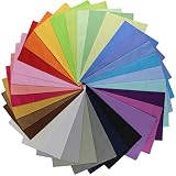 aufodara 31 Stück Stoff Einfarbige Baumwollstoff Stoffpakete Patchwork Baumwolle, 11,8 x 9,8 Inch Stoffe zum Nähen, Patchwork Stoffpaket zum Quilten DIY Basteln Handwerken (Einfarbige-A, 30 x 25 cm)