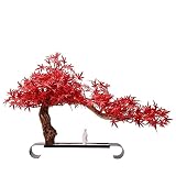 Gefälschte Pflanzen Künstliche Bonsai-Kiefer Künstliche Topfpflanze für den Innenbereich, Skulptur, Home Office, Wohnzimmer, Gartendekoration, Bonsai-Ornamente, Künstliche Pflanzen für den Innenb
