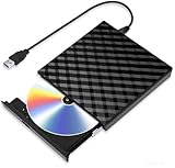 XIAOXIN External CD DVD Drive with USB 3.0 DVD for Laptop PC Computer Portable External DVD Drive CD-ROM Burner External with Low Noise for Windows 11/10/7/8/X