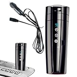 Tragbarer elektrischer Wasserkocher für Auto, Heizbecher für Auto, Schnellheizung, Isolierbecher, 12/24 V, Auto-Wasserkessel, tragbarer elektrischer Wasserbecher, Isolierb
