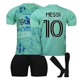 Neue Fußball Trikot 24/25, Hause/Auswärts Fußball Trikot für Kinder Erwachsener, Fussball Trikots Shorts und Socken Set Jungen H
