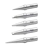 Weller WE1010 Lötspitzen-Set – ETA, ETB, ETC, ETP, TETS, 5 Stück