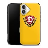 Organic Case Bio Hülle Nachhaltige Handyhülle kompatibel mit Apple iPhone 16 Plus SG Dynamo Dresden Offizielles Lizenzprodukt Log