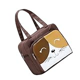 Amosfun 1Stk Cartoon-Bento-Tasche Lunchpaket isoliert Isolierte Lunchtasche tragbare Bento-Lunchbox isolierbeutel thermoshopper snacks Tasche aus Oxford-Stoff Aufbewahrungstasche C