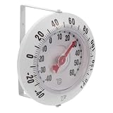 HANABASS Thermometer innentemperatur zimmertermomerter termometer wetterstationen mit außensensor aussentemperaturmesser Innentemperaturanzeige Temperaturmesser für Terrasse Stk