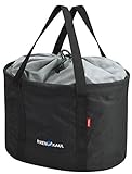 Klickfix Fahrradkorb Shopper Pro, Schwarz, 29 x 38 x 25cm, 0300S