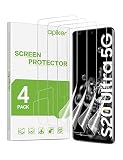 apiker 4 Stück Schutzfolie für Samsung Galaxy S20 Ultra 5G, TPU Displayschutzfolie, [Anti-Kratzen], [Anti-Öl], [Anti-Bläschen], [Hohe Definition]