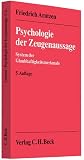 Psychologie der Zeugenaussage: System der Glaubhaftigkeitsmerk