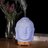 Diabolical DP1372 Buddha Aromatherapie Diffusor - Buddha Statue Indoor Ätherisches Öl Diffusor Home Decor Ornamente für Zuhause Meditation Zubehör Duft Diffusor R