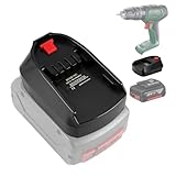 BOSB18C Batterieadapter für Bosch GBA auf PBA, Akkuadapter für Bosch Professional 18V System Akku auf PBA/PSB/PSR Elektrowerkzeug (Blau auf Grün)