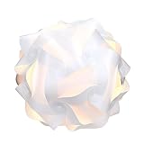 kwmobile Puzzle Lampenschirm Hängelampe - Lampshade - Lampenschirm Weiß - Deckenlampe Pendelleuchte - Puzzle Lampe min. 15 Designs - Gr. M Ø ca. 27