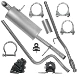 Schalldämpferset Auspuffanlage Auspuff für Peugeot 207 1 I 2006-12/2010 1.6 HDI Schrägheck,Cab