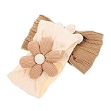 YARNOW 2Stücke Stirnbänder Mit Blumen Niedliche Haarbänder Für Kleinkinder Bequemes Stilvolles Kopfschmuck Für Neugeborene Für Geburtstagsfeiern Babyparty