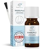 Health Press Nagelpilz Lösung – Wissenschaftlich nachgewiesene Wirkung – 10ml Anti Nagelpilz Liquid – Effektiver Nagellack für Füße & Hände – Medizinprodukt zur wirksamen Behandlung von Nagelp