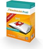 Staubsaugerbeutel SP6 kompatibel für Staubsauger Siemens VBBS10Z5V0 VBBS607V00 Bosch VBBS07Q8V0 Bosch VBBS625V00 Siemens VBBS616V00 Swirl S67 Swirl S62 Type FGall (20 Staubbeutel)