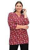 Sheego Damen Große Größen 3/4-Arm-Shirt mit Blumendruck, aus Viskosejersey Citywear feminin R