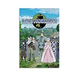 CPXBLHHW Log Horizon Beliebtes Anime-Poster auf Leinwand, Wandkunst, dekoratives Gemälde, Poster, 50 x 75 cm, ungerahmter S