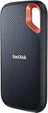 SANDISK Extreme Portable SSD 1 TB (tragbare NVMe SSD, USB-C, bis zu 1.050 MB/s Lesen, bis 1.000 MB/s Schreiben, Wasser- und staubbeständig) Schw