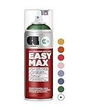 COSMOS LAC Sprühlack matt mit hoher Deckkraft - Spraydosen DIY Lack - Sprühfarbe Acryl Spray - Paint Farbspray Sprühdose Lackspray (RAL 6001 - dunkelgrün,matt)