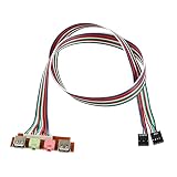 YACSEJAO 7.4 USB Frontpanel Kabel HUB Computer Chassis Front Panel Desktop Audio Port Mic Kopfhörer Kabel Gadget 67cm Universal E