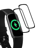 SkyKeep (2 Stücke für Fitbit Luxe Panzerglasfolie, Schutzfolie Fitbit Luxe Folie, Displayfolie Schutz, Soft TPU, Kratzfest, Display