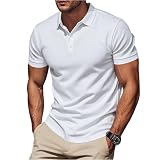 T Shirt Herren Hemden Kurzarm T-Shirts Für Jungen Sauf Tshirt Österreich Baumwoll Kurzarmhemd Schwarzes Hemd Herren Kurzarm Leinen Hemden Bügelfrei Tank Shirt T Set Hawaii (Weiß,L)