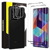 VSEER 2+2 Stück für Panzerglas für Samsung Galaxy S20 Ultra 5G Schutzfolie & Kameraschutzfolie, 3D Schutzglas Folie für Samsung Galaxy S20 Ultra, Anti-Staub Bruchsicher S20 Ultra 5G Display