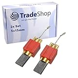 2x Kohlebürsten für Miele W 435-E W 435 Plus Wps W 435-E W 435s Mondia 1435wps W 435s Brillant 4835wps W 435s Meteor 2835wps W 435s W 437-E W 437