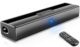 EnjoyNest Sound Bar for Smart TV,16 Inch Bluetooth Soundbar Speakers with HDMI ARC/Optical/AUX/USB Inputs Surround Sound System for TV/PC/Gaming/Projectors Home Audio Sound Bars with Remote C