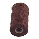 Natürliche Juteseil Hanf Schnur, 100m Baumwollseil Rot für DIY Basteln und Garten - Vielseitig Einsetzbar, Langlebig und Leicht, Ideal für Dekoration und Geschenkverpackung (Braun)