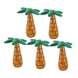 ifundom 5 Stück Aufblasbarer Kokosnussbaum Aufblasbare Palmen Jumbo Kokospalmen 3D Palmenballon Riesige Palmen Palmenfolienballon Aufblasbare Palmen Großes Palmenspielzeug PVC