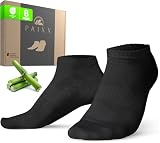 PAIXX Premium Bambus Sneaker Socken 8 Paar, 43-46 & 39-42, Herren & Damen - Atmungsaktive, Antibakterielle Knöchelsocken gegen Schweißfüße - Fusselfreie Anti Geruch Bambussock