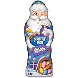 Milka Schüttel Mich Weihnachtsmann Alpenmilch 1 x 61g I Schoko Weihnachtsmann I Weihnachtsschokolade aus 100% Alpenmilch gefüllt mit Kak