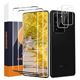Carantee 2+2 Stück Schutzfolie für Panzerglas für Samsung Galaxy S20 Ultra 5G, 9H Härte, Hohe Auflösung S20 Ultra Schutzglas mit Kameraschutz, Anti-Schmutz, Hülle Freundlich S20 Ultra Display
