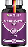Mariendistel BIO Kapseln | Reines Mariendistel-Extrakt 100% BIO OHNE Zusätze | 120 Kapseln Hochdosiert - 900 mg TAGESDOSIS Silymarin - 100% Veg