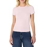 Amazon Essentials Damen Slim-Fit-T-Shirt mit Kurzen Ärmeln, Pastelllila, S