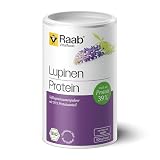 Raab Vitalfood Bio Lupinen Protein I Veganes Protein-Pulver mit 39% pflanzlichem Eiweiß & allen 8 essentiellen Fettsäuren I Ideal für Protein-Shakes, Smoothies, Bowls & zum Backen I Made in Germany