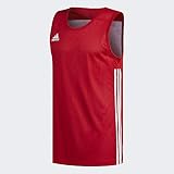 adidas Herren 3G Speed Reversible Jersey, Power Red/White, M