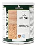 1 L BORMA Kork und Holz Spezial-Klarlack auf Wasserbasis Acryllack Transparent (Matt)
