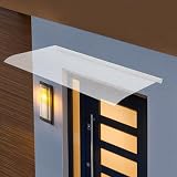 Transparenter UV-beständiger Türvordach für Veranda, Terrasse, Regenschutz mit dickem Design, 120 x 50