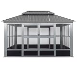 Sojag Aluminium Pavillon & Wintergarten Olan 1014 | Schwarz | 436x311x291