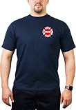 Chicago FIRE Dept. Standard-Emblem, Navy T-Shirt L