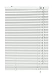 GARDINIA Alu-Jalousie, Sichtschutz, Lichtschutz, Blendschutz, Wand- und Deckenmontage, Aluminium-Jalousie, Weiß, 120 x 240 cm (BxH)