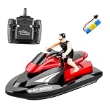TOYANDONA Motorboot Spielzeug Schiff schnelles rc Boot Spielzeug für Fahrzeugpools RC-Spielzeug ferngesteuertes Boot hühner Spielzeug elektrisches Poolboot 2,4-GHz-Boot-Spielzeug Ab