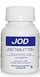 JOD TABLETTEN | 120 Hochdosierte Und Leicht Schluckbare Reine Jodtabletten | Jodzusatz Von 225 Mcg | Produziert In I