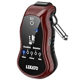 Gitarren-Kopfhörer-Verstärker, LEKATO Mini-Gitarrenverstärker, wiederaufladbarer Taschen-Gitarrenverstärker mit Bluetooth, Eingebaute Effekte, Clean Chorus Overdrive Verzerrung und W