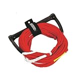 BASE SPORTS Wasserskileine 2 Section Wasserski Leine Wakeboard Seil mit Hantel Rope 23