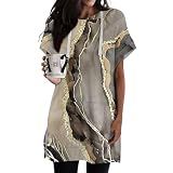 Sport Shirts für Damen Oversize Shirt Damen Rave Outfit Damen Elegante Shirts Damen Österreich Tshirt Tshirt Damen Weiß Damen Oberteile Große Größen Tshirt Damen Sommer Oversize Beige S