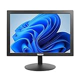 Thinlerain 15,4 Zoll Monitor 1400×900 HD 16:10 LED Bildschirm Small Monitor für Computer PC Windows 7/8/10 (60Hz, 5ms, VESA, HDMI, VGA), Eingebaute Lautsp